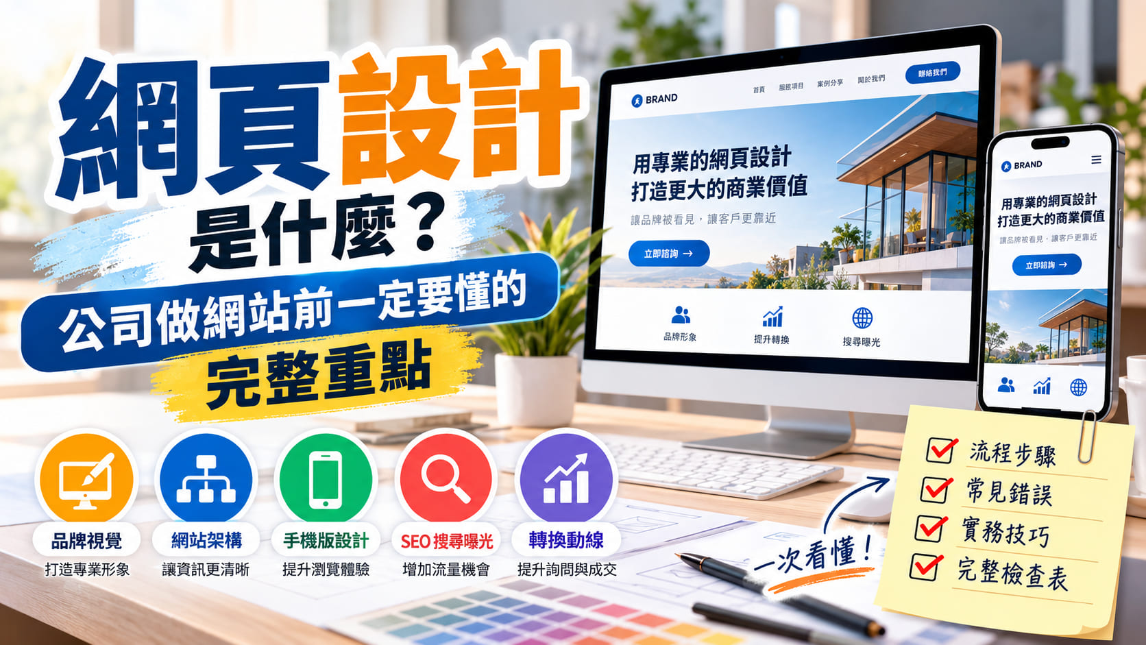 網頁設計是什麼?公司做網站前一定要懂的完整重點